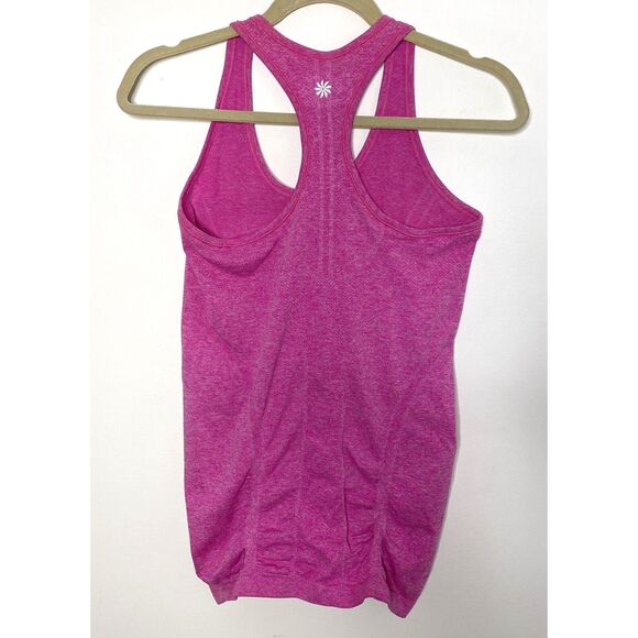 Athleta Fastest Track Pink Racerback Slim Fit Tank Top Stretchy Activewear Sz S - Picture 3 of 10